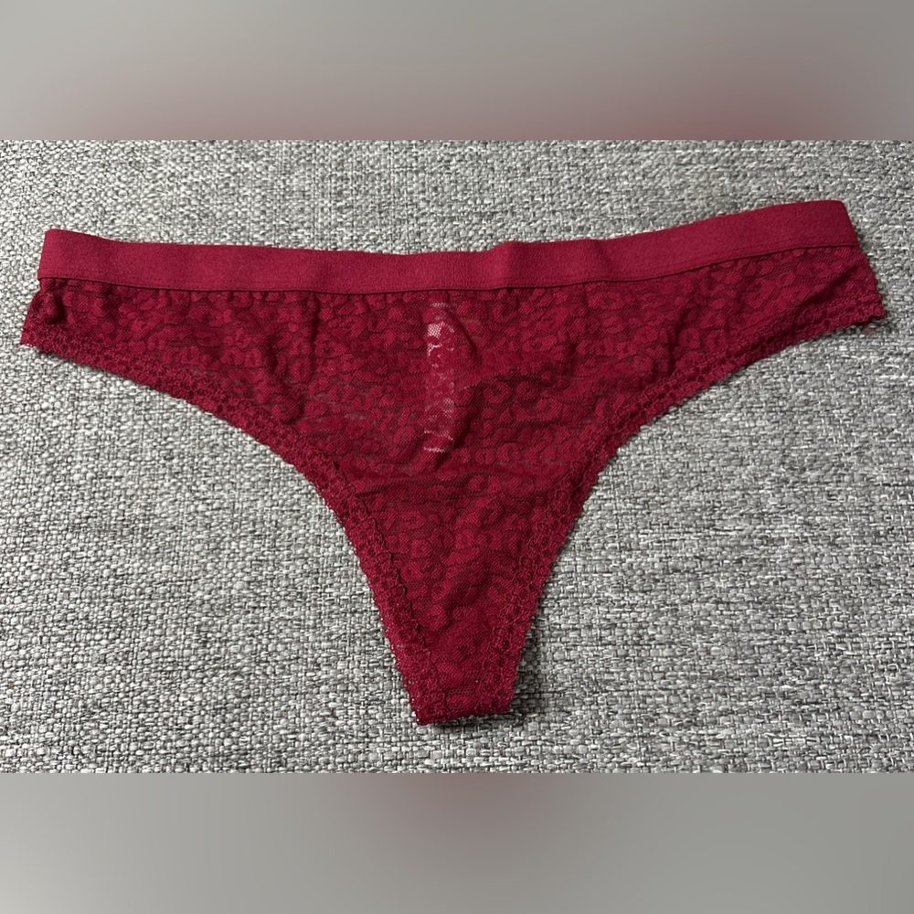 PINK Victoria's Secret Lace Thong Panty